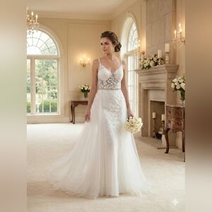 NWOT White JVN Prom Collection JVN02260